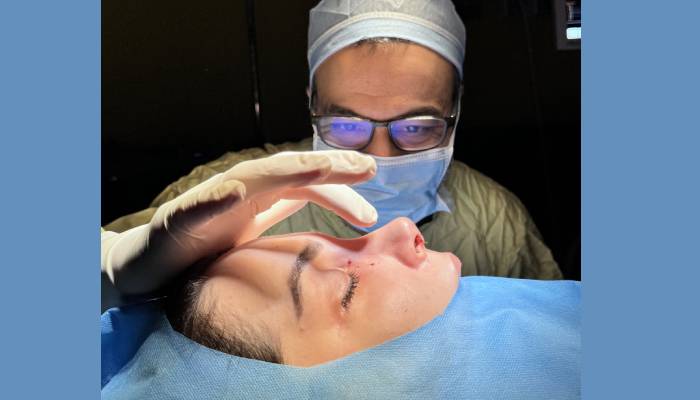 نمونه کار جراحی بینی نیمه فانتزی دکتر مفرد